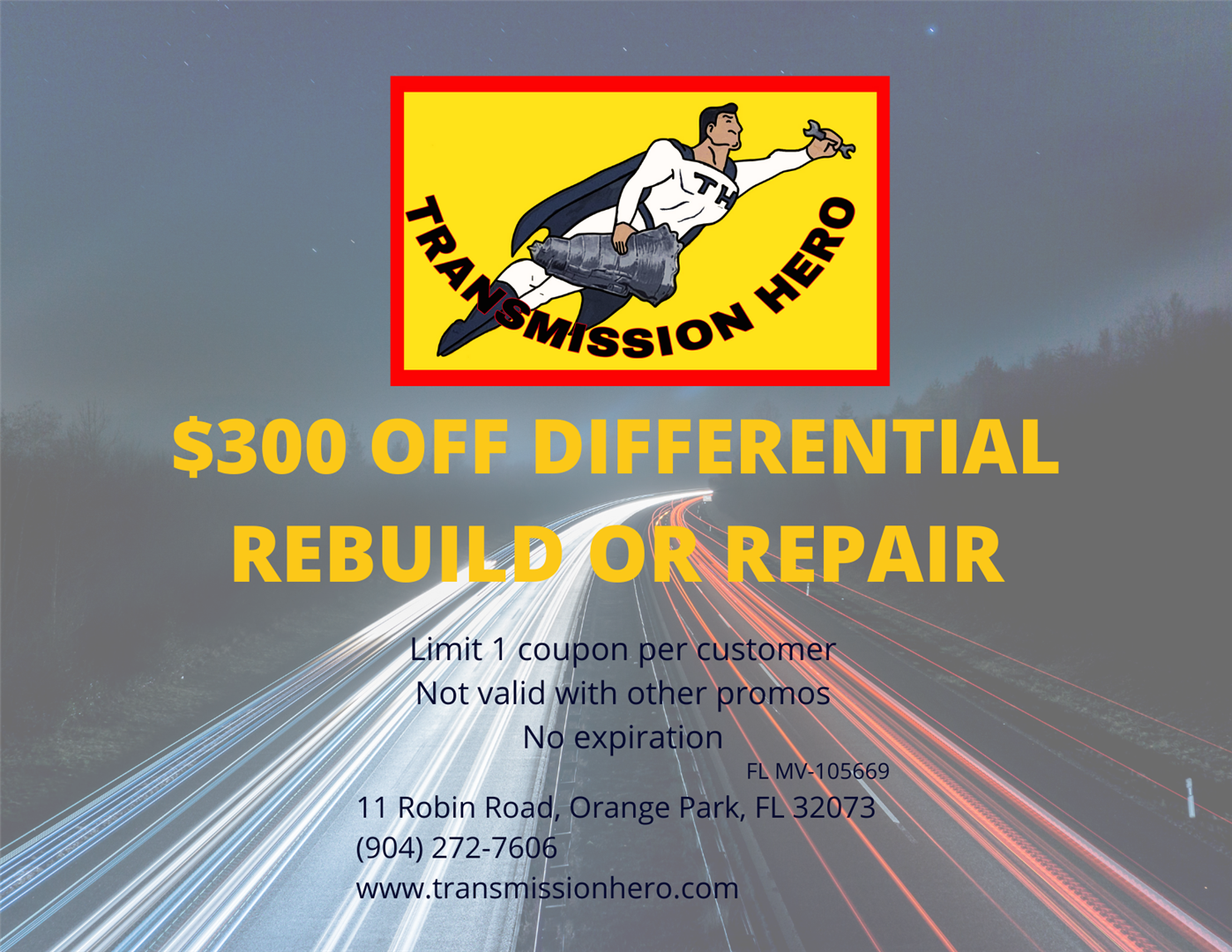 $500 off Differential Rebuild or Repair